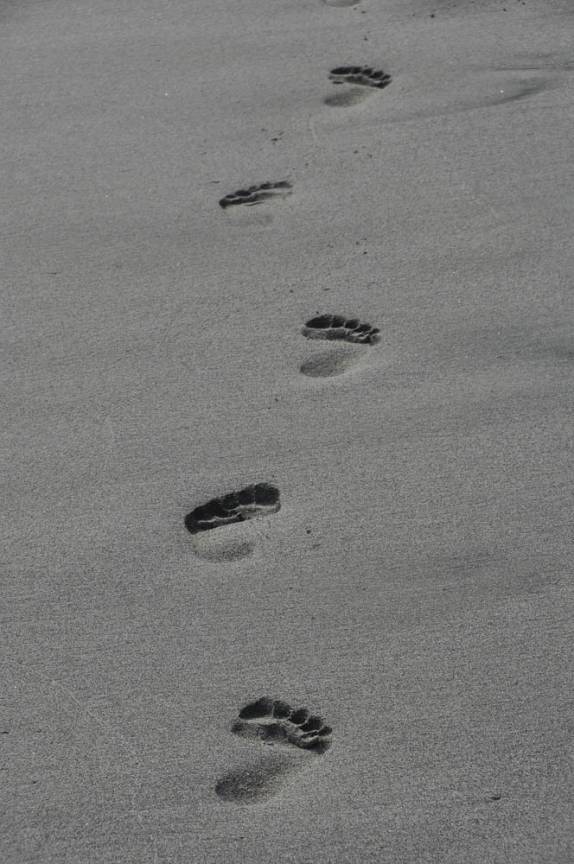 Praia de areia escura em Manuel Antonio, no litoral do Oceano Pacífico, na Costa Rica
